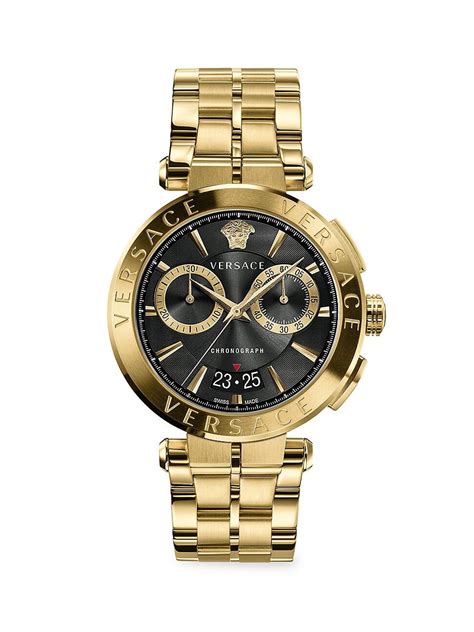 versace chronograph watch